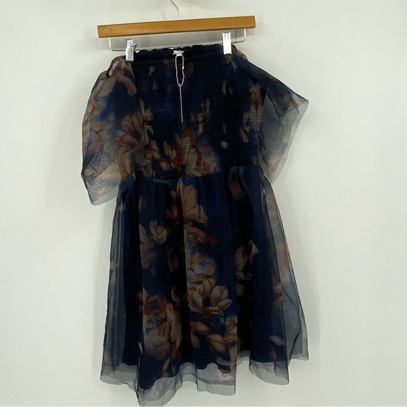 NEW Baltic Born Tivoli Tulle Short Floral Flowy Sheer Sleeve Dress Size XL - Picture 7 of 9